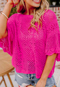 Hibiscus Knit top
