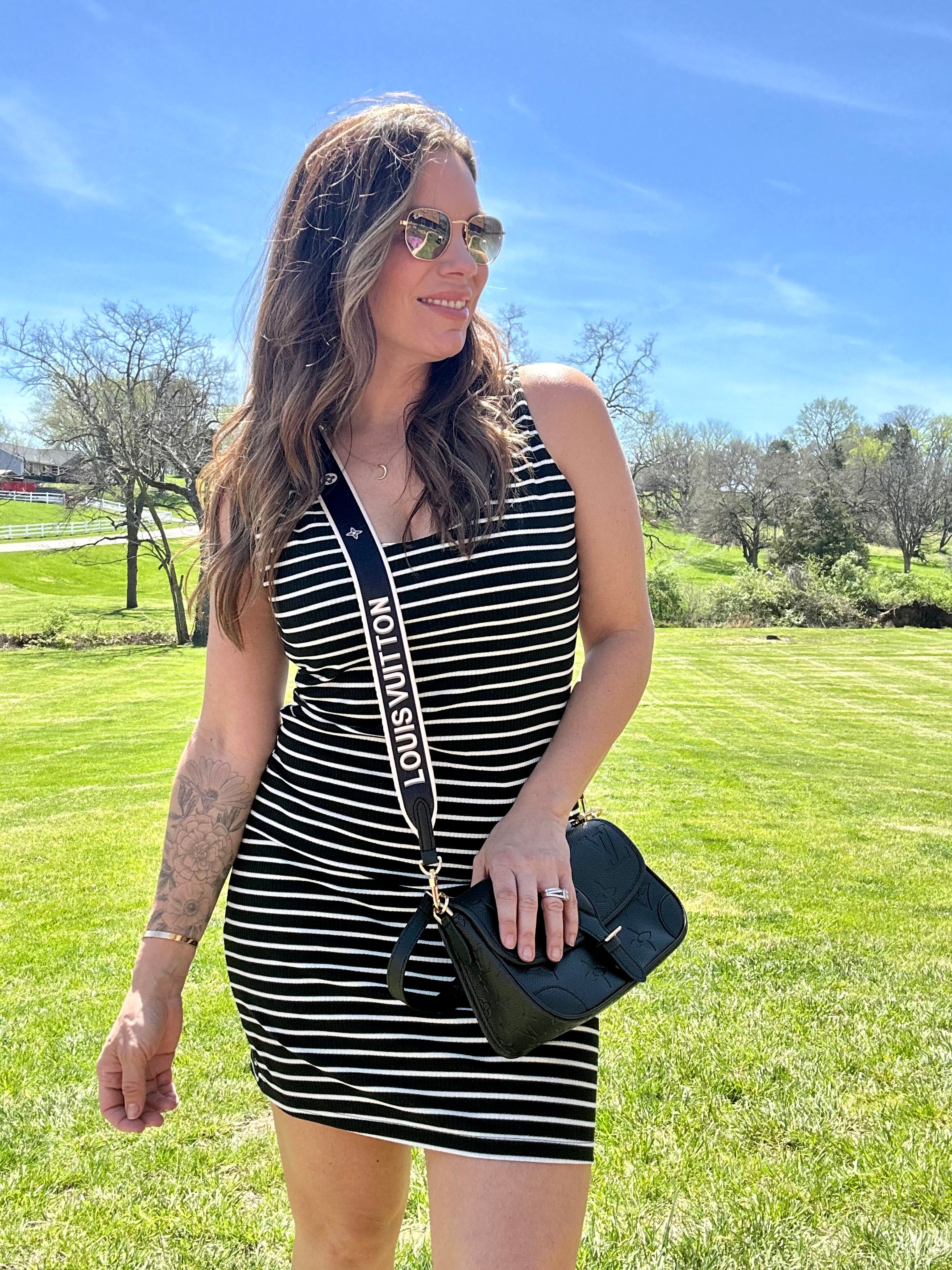 Savanah Stripe dress